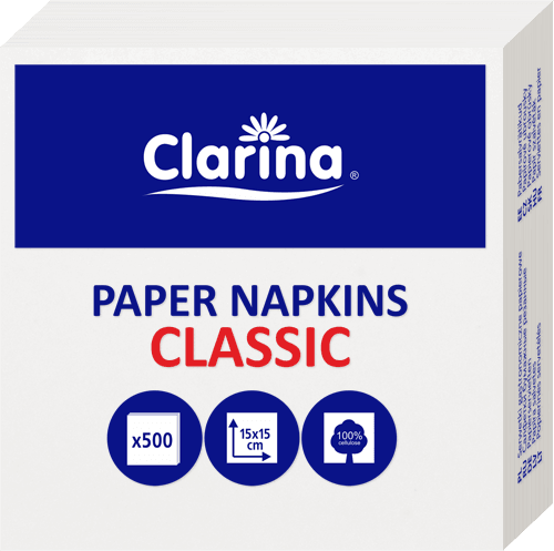 Serwetka 15/15 biała gastronomiczna